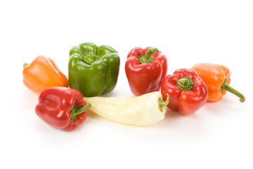 Bell Pepper with white background