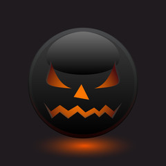 Halloween angry icon