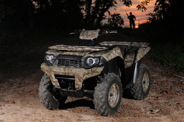 ATV and Hunter © Kenneth Hill