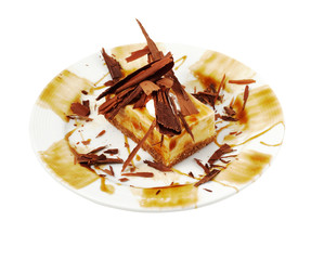 cake with chocolate