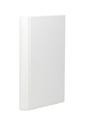 blank book, white cover
