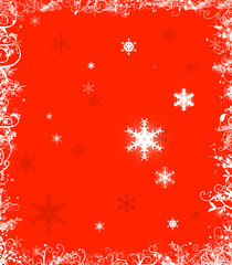 Obraz na płótnie Canvas sfondo natalizio - natale, fiocchi di neve