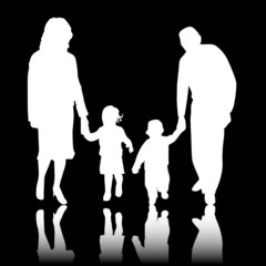 Ideal family , vector work
