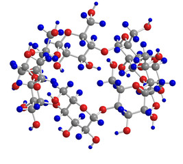 3d model of molecular structure