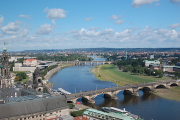 Blick über Dresden