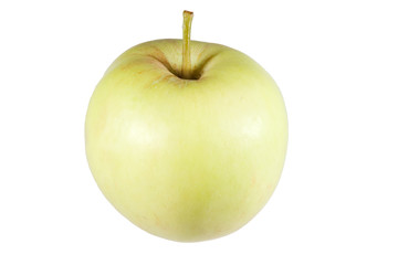 Shot of green apple isolated on white