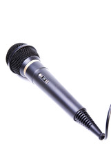 microphone on white background