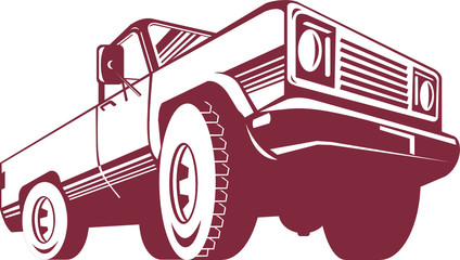Pickup truck © Redwater Vectors