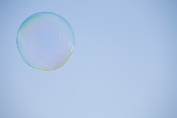 bubble with reflections