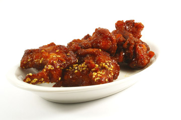 Sesame Kung Pow Chicken Popular Chinese Dish