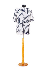 Striped shirt isolated on the white background