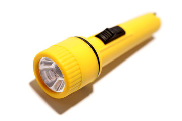 Flashlight isolated over white