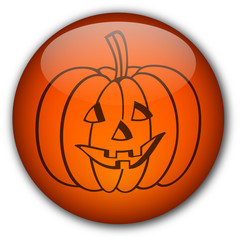 Halloween Button : Big Pumpkin