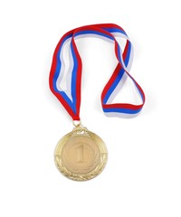 Gold medal isolated