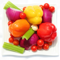 Platter of vegetables