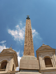 bestimmungsort rom, trinita dei monti und obelisk sallustiano