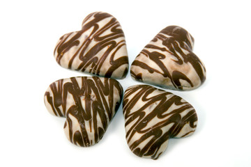 cookies on a white background