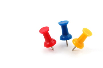 simple pin isolated on a white background