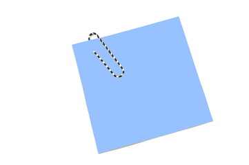 note paper isolated on a white background