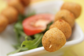 brochettes de accras