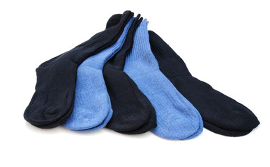 Blue socks