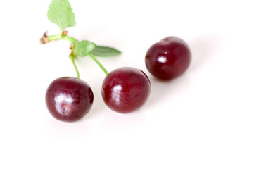 cherry isolated on white