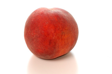 peach  isolated on white background