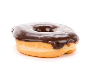 Donut with white background close up shot