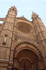 Fototapeta na wymiar Kathedrale la Seu in Palma de Mallorca