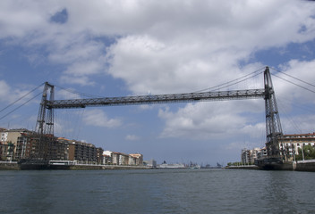 Obraz premium Most Getxo Portugalete