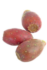 Cactus pears isolated on white background