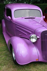 purple classic car