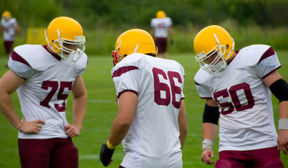 American football players