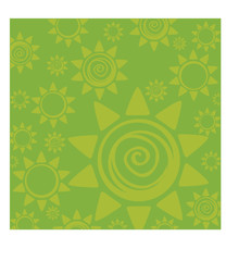 Green Sun Patterns