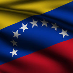 Rendered Venezuelan Square Flag