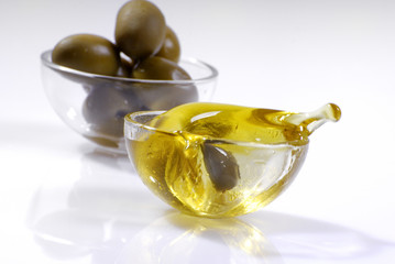 Olive in Olivenöl