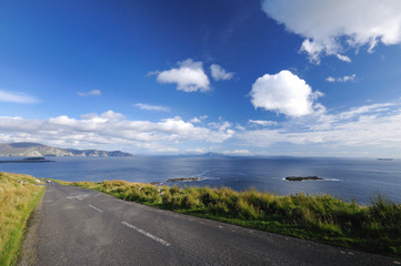 The road on Achill Island
