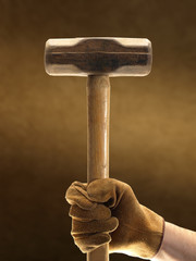 Sledge Hammer and Glove