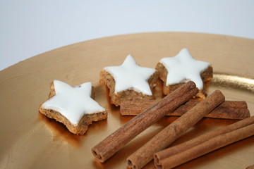 Sterngebäck zum Weihnachtsfest