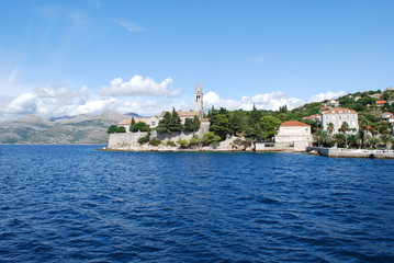 Naklejka premium Baie dans les Iles Elaphites