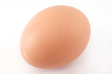 Chicken egg isolated on wtite background