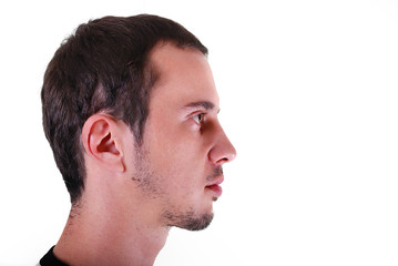 Obraz premium Handsome man expressing his inner feelings