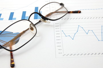 A graph which shows the economic growth