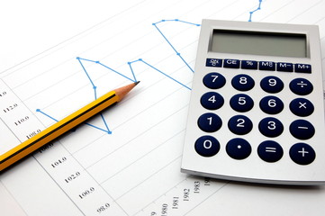 A graph which shows the economic growth