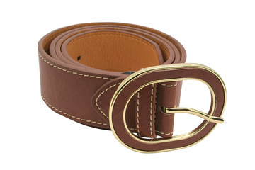 female belt isolated on white