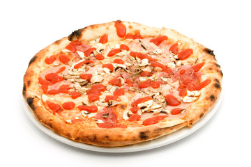 pizza studio isolated over white