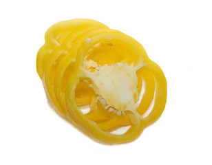 Freshness paprika over white