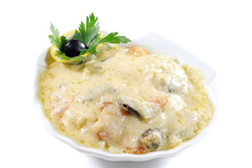 Julienne - Cheese Plate with Chicken Filleted and Cream