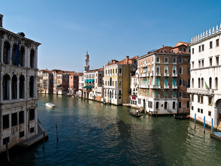 Obraz na płótnie Canvas Canal grande panorama in Venice, Italy