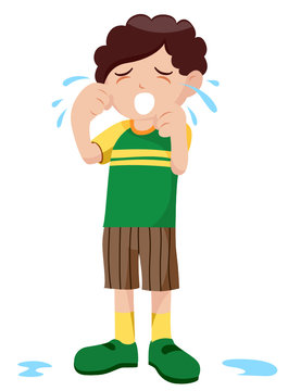 recommend clip art: Boy Crying